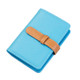 2 PCS PU Leather Credit Card Bag Portable Business Card Case(Blue)