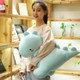30-60CM Dinosaur Plush Toys Cute Stuffed Soft Animal Doll for Baby Kids Cartoon Toy Classic Gift(blue)