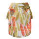 2 PCS Pet Beach Shirt Dog Print Spring And Summer Clothes, Size: M(Yellow Orange)