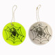 10 PCS Spider Web Type Reflective Waterproof Pendant For Night Riding Student Schoolbag Pendant Random Colour Delivery