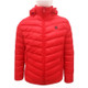 USB Heated Smart Constant Temperature Hooded Warm Coat for Men and Women (Color:Red Size:XL)