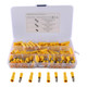 A6197 120 PCS Yellow AWG12~10 Bullet Male and Female Terminal Cold Press Terminal