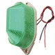 DC12V Led Mini Strobe Signal Warning Light Silent Warning Light(Green)