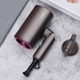 Mingge T1 T Style 1800W High-power Cold Hot Air Wind Fast Drying Folding Hair Dryer, Plug Type:UK Plug(Gray)