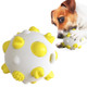 Spherical Dog Toy Molar Stick Bite-Resistant Toothbrush(Yellow)