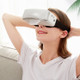 Vision Training Bluetooth Hot Compress Eye Vibration Massager(White)