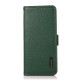 For Nokia G300 KHAZNEH Side-Magnetic Litchi Genuine Leather RFID Phone Case(Green)