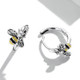 S925 Sterling Silver Mini Bee Women Earrings