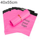 10000 PCS 40x55cm Custom Printed Thick Plastic Courier Bags with Your Logo for Products Packaging & Shipment(Pink)