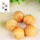 50 Pcs/10 Set  Wooden Anti-mold Moth Repellent Insect-repellent Natural Camphor Balls Wooden Balls