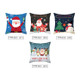 3 PCS Cartoon Christmas Pillow Case Home Office Sofa Cushion Cover Without Pillow Core, Size: 45x45cm(TPR303-37)