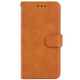 Leather Phone Case For Wiko Rainbow Lite(Brown)