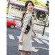Long Waist Coat With Slits And Cardigan (Color:Apricot Size:M)