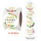 5 PCS Roll Floral Thank You Stickers Wedding Party Decoration Stickers, Size: 3.8cm / 1.5 Inch(A-134-38mm)