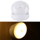 DMK-6PL Kitchen Cabinet Body Infrared Sensing Lamp, Style: Rotate Battery(Warm Yellow Light)
