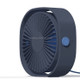 360 Degree Rotation  Wind 3 Speeds Mini USB Desktop Fan (Dark Blue)