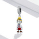 S925 Sterling Silver Bib Boy Pendant DIY Bracelet Necklace Accessories