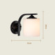 Bedroom Bedside Wall Lamp Indoor LED Lamp, Power Source:5W White Light(2032 Black)