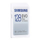 Original Samsung EVO Plus SD Memory Card (2021), Capacity:128GB(White Blue)