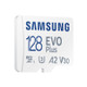 Original Samsung EVO Plus Micro SD Memory Card (2021), Capacity:128GB(White Blue)