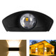 2 LEDs Garden Aluminum Double Head Wall Light(Warm White Light)