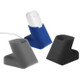 For Apple AirPods Creative Wireless Bluetooth Earphone Silicone Charging Box Charging Seat (Earphone is not Included), Size: 5.1*5.4*6.7cm(Blue)