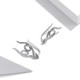 S925 Sterling Silver Snake Ear Stud Women Earrings