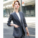 Business Wear Fashion Casual Suit Work Clothes Suit, Style: Coat + Pants (Color:Grey Size:M)