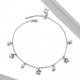 S925 Sterling Silver Star Colored Zircon Bracelet Women Jewelry