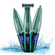 568 USB Electric Shaver Eyebrow Trimmer(Ink Green)