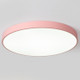 Macaron LED Round Ceiling Lamp, Stepless Dimming, Size:60cm(Pink)