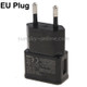 5V 1.0A USB Charge Adapter, EU Plug, For Galaxy S6 / S IV / i9500 / i9082 / i9300 / N7100 / Note 8.0(Black)