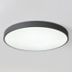 Macaron LED Round Ceiling Lamp, 3-Colors Light, Size:30cm(Grey)