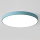 Macaron LED Round Ceiling Lamp, 3-Colors Light, Size:23cm(Blue)