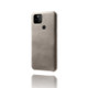 For Google Pixel 5a Calf Texture PC + PU Phone Case(Grey)