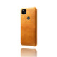 For Google Pixel 4a Calf Texture PC + PU Phone Case(Orange)