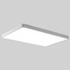 Macaron LED Rectangle Ceiling Lamp, Stepless Dimming, Size:110x70cm(White)