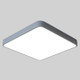 Macaron LED Square Ceiling Lamp, Stepless Dimming, Size:40cm(Grey)