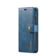 For Google Pixel 6 DG.MING Crazy Horse Texture Detachable Magnetic Leather Phone Case(Blue)