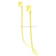 Silicone Anti-lost String for Huawei Honor FlyPods / FlyPods Pro / FreeBuds2 / FreeBuds2 Pro, Cable Length: 68cm(Yellow)