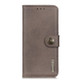 For Alcatel 1S 2020 Cowhide Texture Horizontal Flip Leather Case with Holder & Card Slots & Wallet(Khaki)