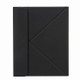 H-097CS Touch Backlight Bluetooth Keyboard Leather Case with Rear Three-fold Holder For iPad 9.7 2018 & 2017(Black)