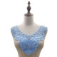 Sky Blue Lace Butterfly Flower Embroidery Collar Flower Three-dimensional Hollow Fake Collar DIY Clothing Accessories, Size: 36 x 30cm