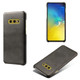 For Samsung Galaxy S10e Calf Texture  PC + PU Phone Case(Black)