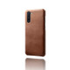 For Samsung Galaxy Note10 Calf Texture  PC + PU Phone Case(Brown)