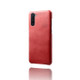 For Samsung Galaxy Note10 Calf Texture  PC + PU Phone Case(Red)