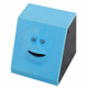 Face Bank Automatic Money Eating Box Coin Saving Box(Blue)