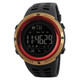 SKMEI 1250 Men Outdoor Waterproof Sports Digital Watch Multi-Function Watch(Gold/Red)