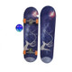 Universal Outdoor Four-wheeled Skateboard Double Warped Wooden Skateboard for Children and Adolescents Beginners, Style:Flash Wheel(Elk)