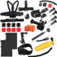 30 in 1 Chest Strap + Extension Arm + Tripod Mount Adapter + Head Strap + Floating Handle Grip + Extendable Handle Monopod + Helmet Belt Strap Lock Mount + Flat & Curved Mounts + Floaty Float Box + Helmet Strap Mount Adapter Set for GoPro NEW HERO /